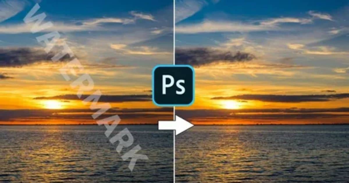 Removing Watermarks With Content-Aware Move Tool