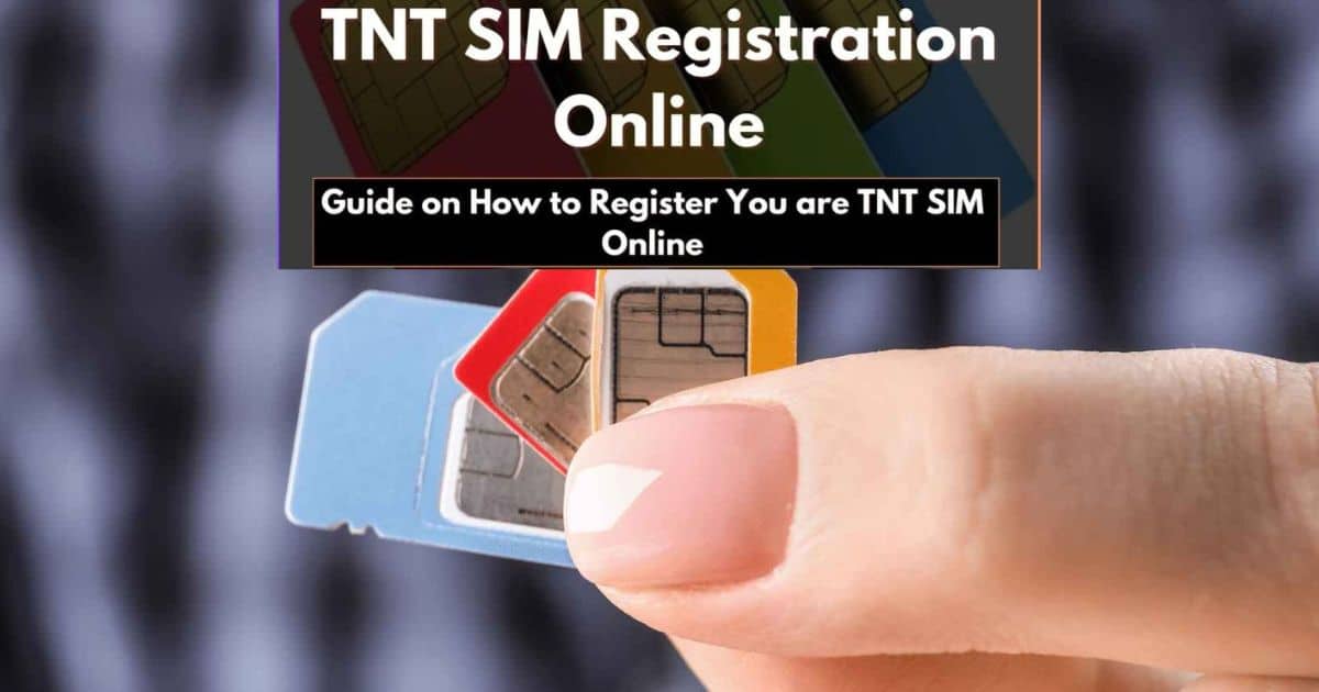 TNT Sim Registration
